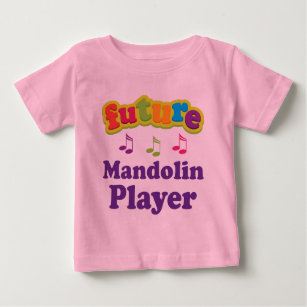 T-shirt Pour Bébé Joueur de mandoline (avenir)