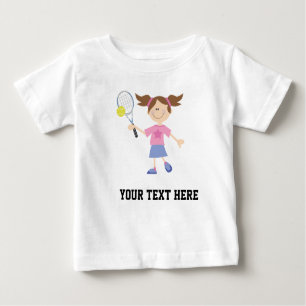 T-shirt Pour Bébé Joueur de tennis (avenir) personnalisé