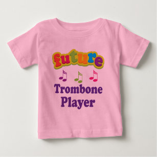 T-shirt Pour Bébé Joueur de trombone (avenir)