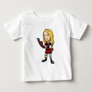 T-shirt Pour Bébé Joueur du personnel de l'île Viola Krawk