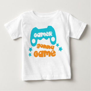 T-shirt Pour Bébé Joueur Gonna Game, Jeu Vidéo, Joystick, Joypad