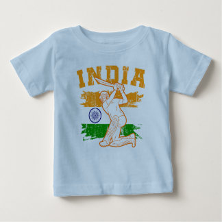 T-shirt Pour Bébé Joueur indien de cricket