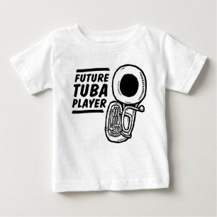 T-shirt Pour Bébé Joueur Tuba futur