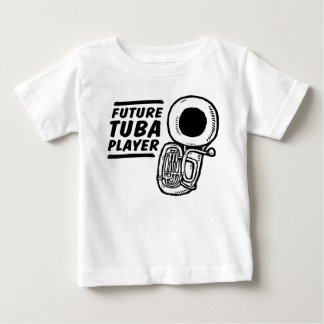 T-shirt Pour Bébé Joueur Tuba futur