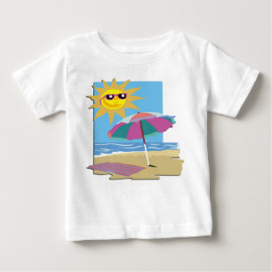 T-shirt Pour Bébé Jour à la plage