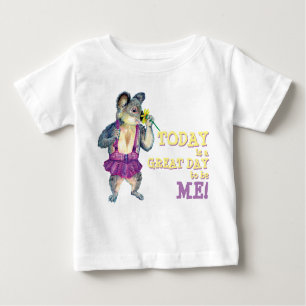T-shirt Pour Bébé Jour animal de flanelle Koala-grand à être je