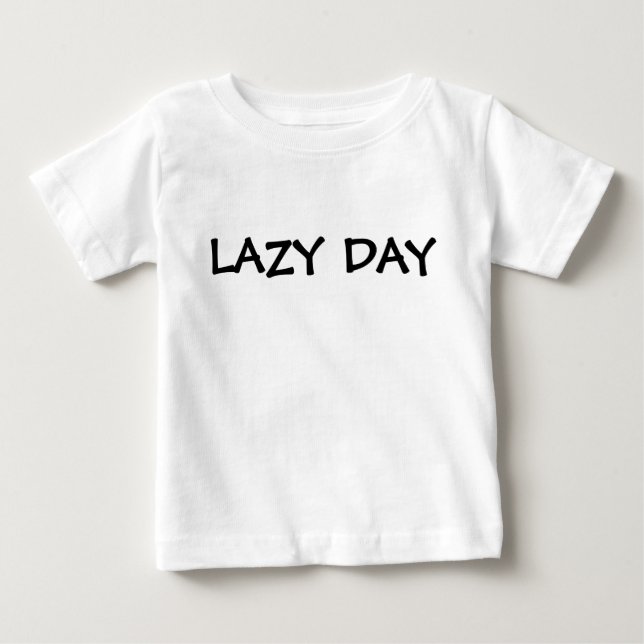 T-shirt Pour Bébé Jour de la folie (Devant)