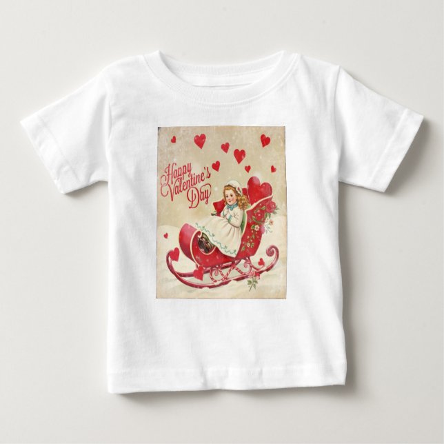 T-shirt Pour Bébé Jour de la Saint Valentin (Devant)