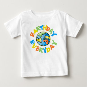 T-shirt Pour Bébé Jour de l'terre CHAQUE Jour de l'année
