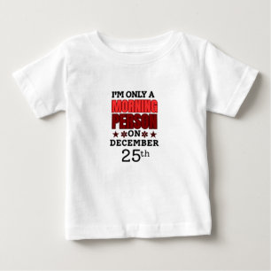 T-shirt Pour Bébé Jour de Noël