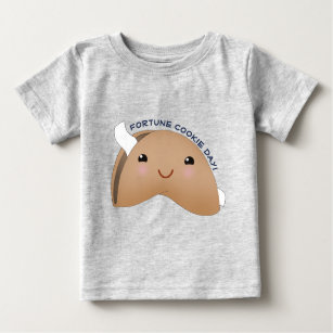 T-shirt Pour Bébé Jour des biscuits de Kawaii Fortune