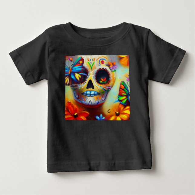 T-shirt Pour Bébé Jour des papillons morts 2 (Devant)