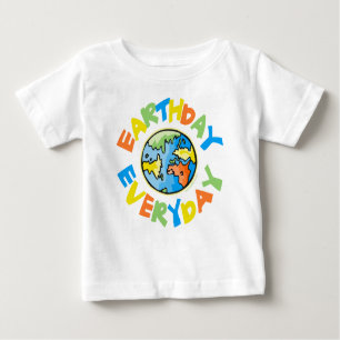T-shirt Pour Bébé Jour des terres CHAQUE Jour de l'année