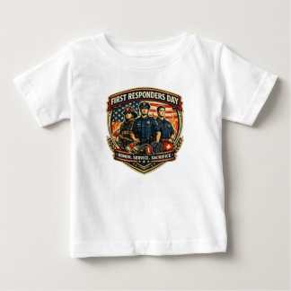 T-shirt Pour Bébé Journée des premiers intervenants Honneur Service
