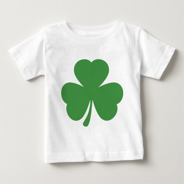 T-shirt Pour Bébé journée du shamrock vert st. patrick (Devant)