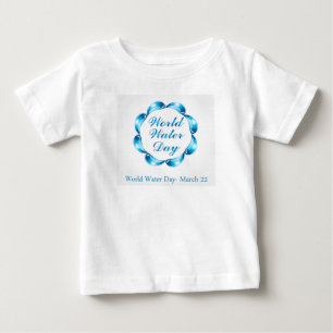 T-shirt Pour Bébé Journée mondiale de l'eau 22 mars