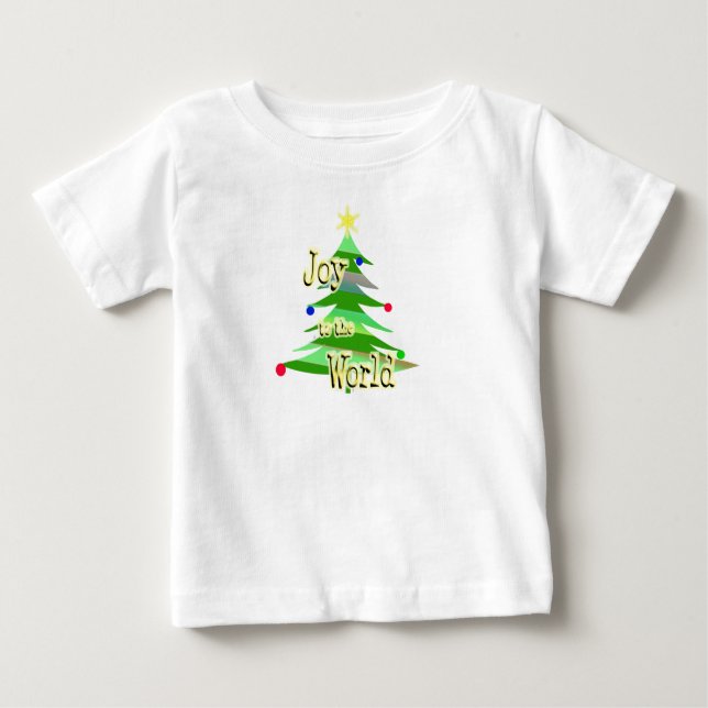 T-shirt Pour Bébé Joy to the world (Devant)