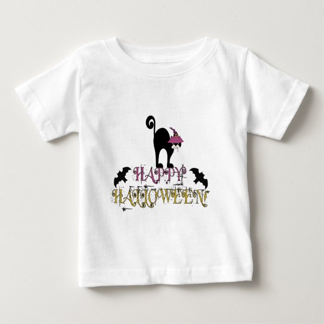 T-shirt Pour Bébé Joyeuse chemise à manches longues pour bébé Hallow (Devant)