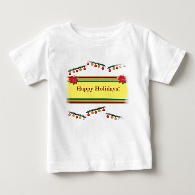 T-shirt Pour Bébé Joyeuse Chemise bébé de vacances (Devant)