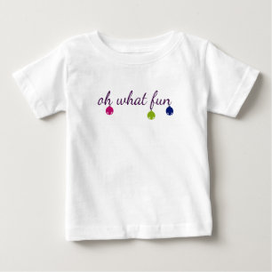 T-shirt Pour Bébé Joyeuse et lumineuse conception de tintements du