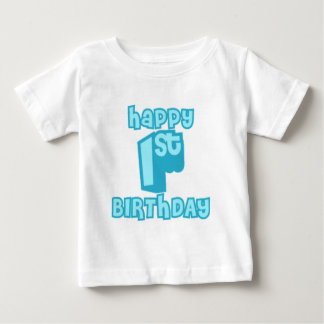 T-shirt Pour Bébé Joyeuse fête du 1er anniversaire - joli anniversai
