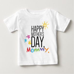 T-shirt Pour Bébé Joyeuse maman Fête maman maman maman
