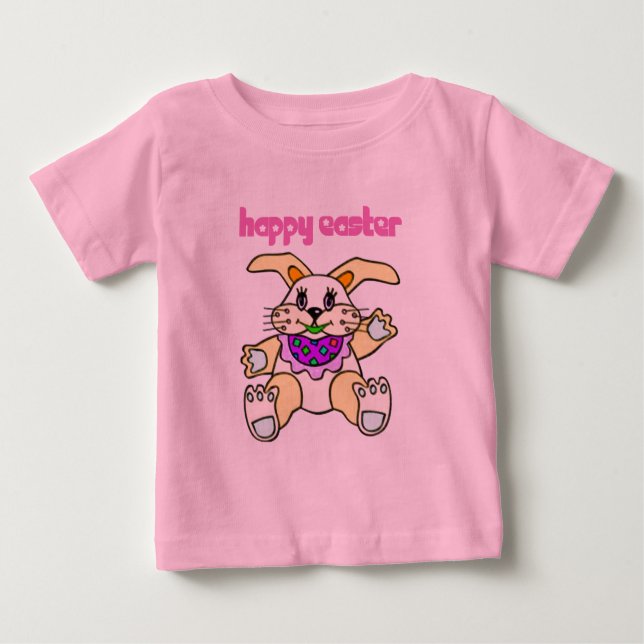 T-shirt Pour Bébé Joyeuses Pâques (Devant)