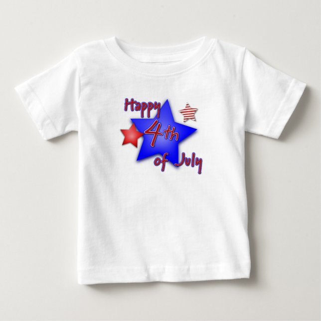 T-shirt Pour Bébé Joyeux 14 juillet (Devant)