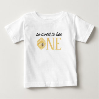 T-shirt Pour Bébé Joyeux 1er anniversaire Abeille Douce pour être Un