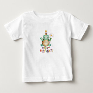 T-shirt Pour Bébé Joyeux anniversaire