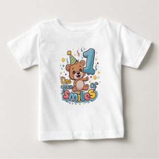 T-shirt Pour Bébé Joyeux anniversaire