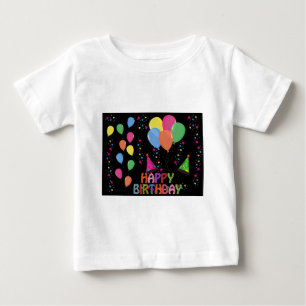 T-shirt Pour Bébé Joyeux anniversaire