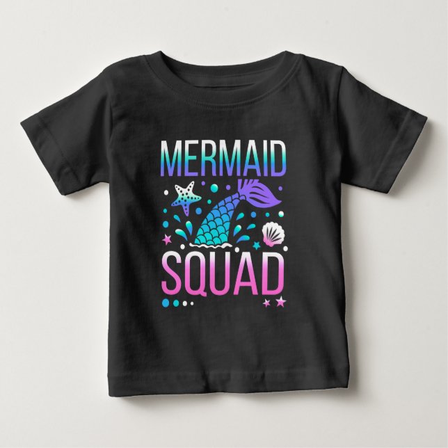 T-shirt Pour Bébé Joyeux Anniversaire Conception de Fête Océanique d (Devant)