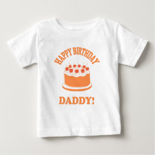 T-shirt Pour Bébé Joyeux anniversaire Daddy Design 2