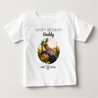 JOYEUX ANNIVERSAIRE DADDY VÊTEMENTS BÉBÉ PHOTO PER