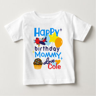 T-shirt Pour Bébé Joyeux anniversaire de garçons à la chemise de