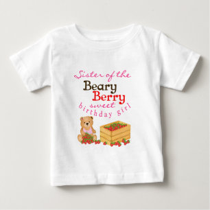 T-shirt Pour Bébé Joyeux Anniversaire de la Soeur de Cub au goût de
