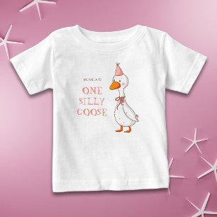 T-shirt Pour Bébé Joyeux Anniversaire d'une Fille Rose Mignonne Une