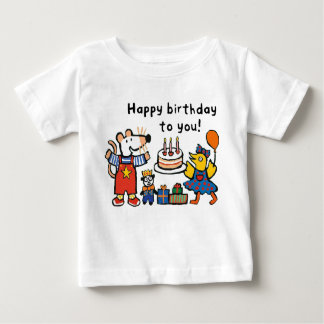 T-shirt Pour Bébé Joyeux anniversaire Maisy