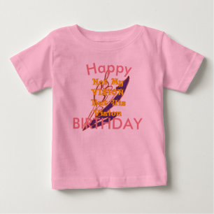 T-shirt Pour Bébé Joyeux Anniversaire Vision