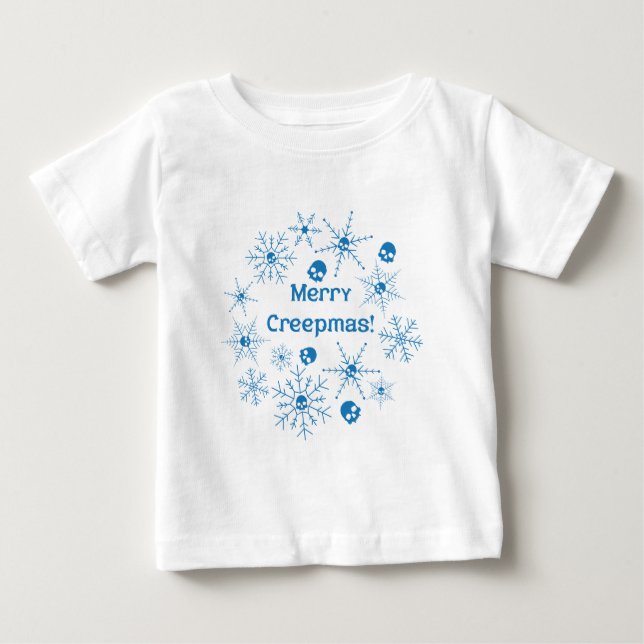 T-shirt Pour Bébé Joyeux Creepmas ! (Devant)