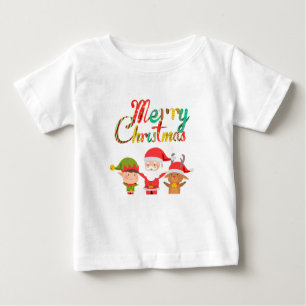 T-shirt Pour Bébé Joyeux elfe de Noël