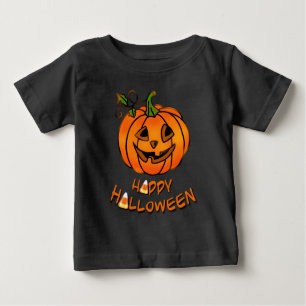 T-shirt Pour Bébé Joyeux Halloween   CITROUILLE   maïs-bonbons