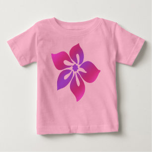 T-shirt Pour Bébé Joyeux Hibiscus Tropical Floral Blend