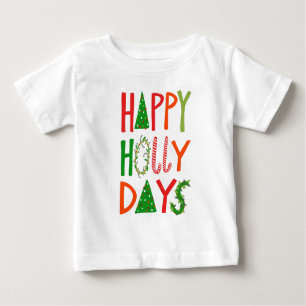 T-shirt Pour Bébé JOYEUX JOURS SAINTS Joyeux Noël