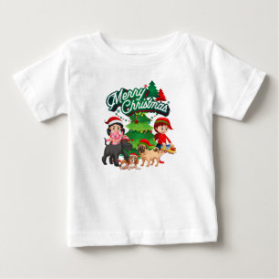 T-shirt Pour Bébé Joyeux Noël