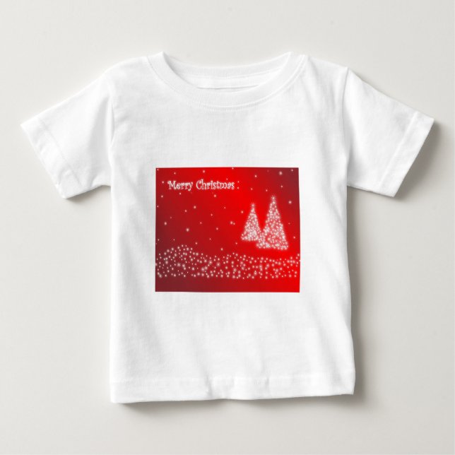 T-shirt Pour Bébé Joyeux Noël (Devant)
