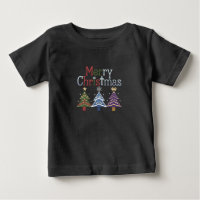 Joyeux Noël Croix Arbre de Noël Rétro