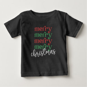 T-shirt Pour Bébé Joyeux Noël Famille Noël Fête Cadeaux