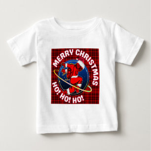 T-shirt Pour Bébé Joyeux Noël Ho Ho ho cadeau de vacances
